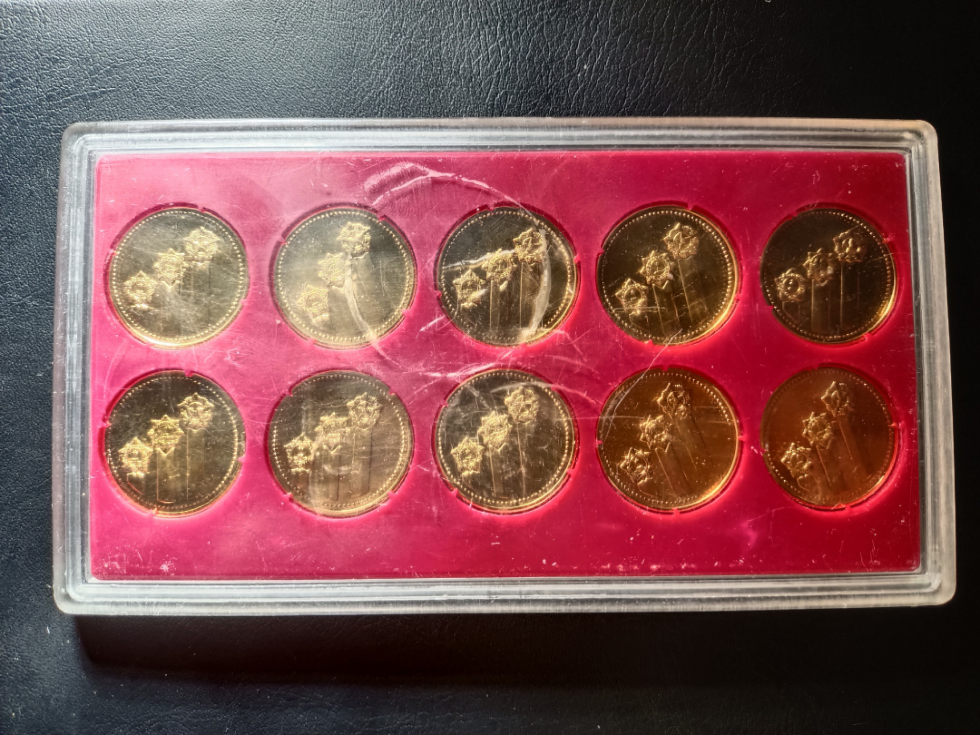 山东鲁豫钱币拍卖第16期 十大元帅纪念章全套