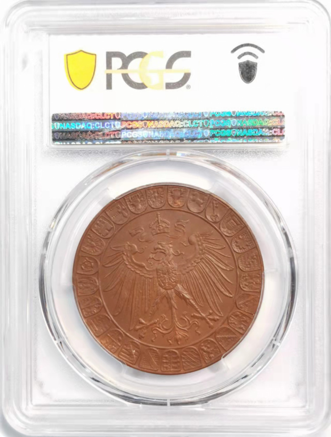 凡希社世界钱币微拍第一百八十一期 1931德国统一六十周年威廉一世纪念铜章PCGS-SP66