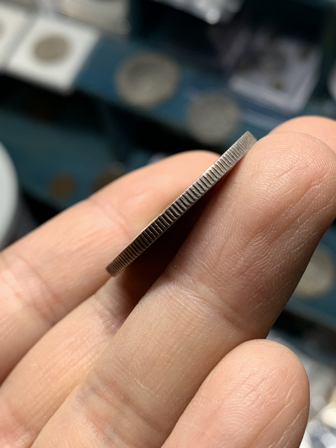 《竞宝斋》钱币微拍-第21场-本周日，周一2场连拍（全场顺丰包邮） 英国1887年维多利亚高冠2先令金色包浆