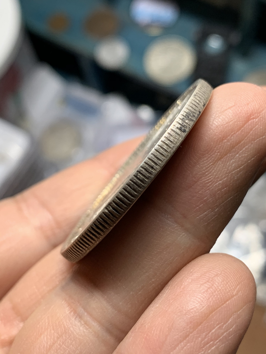 《竞宝斋》钱币微拍-第21场-本周日，周一2场连拍（全场顺丰包邮） 墨西哥鹰洋1898年1比索带彩包浆原铸版