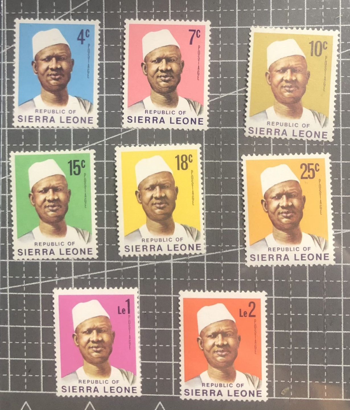 邮闲币备——第十期 塞拉利昂-总统西亚卡史蒂文斯（8）