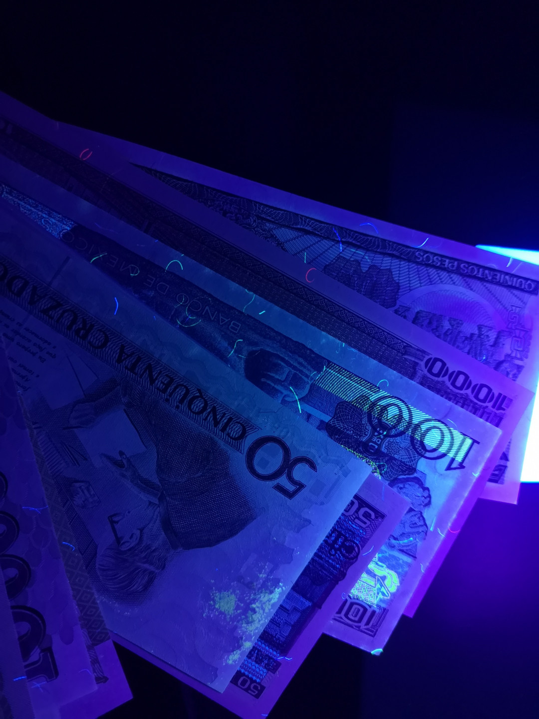 《外钞收藏家》第一百五十五期拍卖 双连拍第二场（本期59件）） 墨西哥一套7张 全新 个别有潮