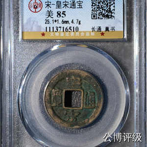 宋钱公博85分专场（6） 宋—皇宋通宝（长通真书）