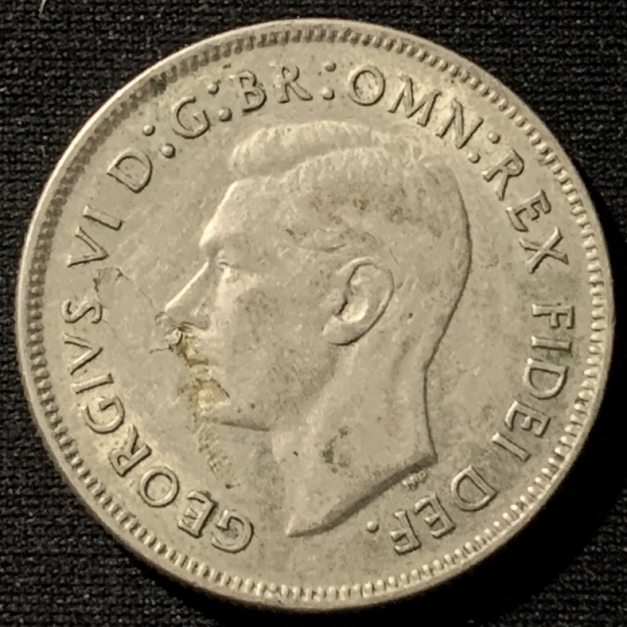 紫瑗钱币——第158期拍卖 澳大利亚 1951年 乔治六世 50周年 1佛洛琳 11.31克 0.5银