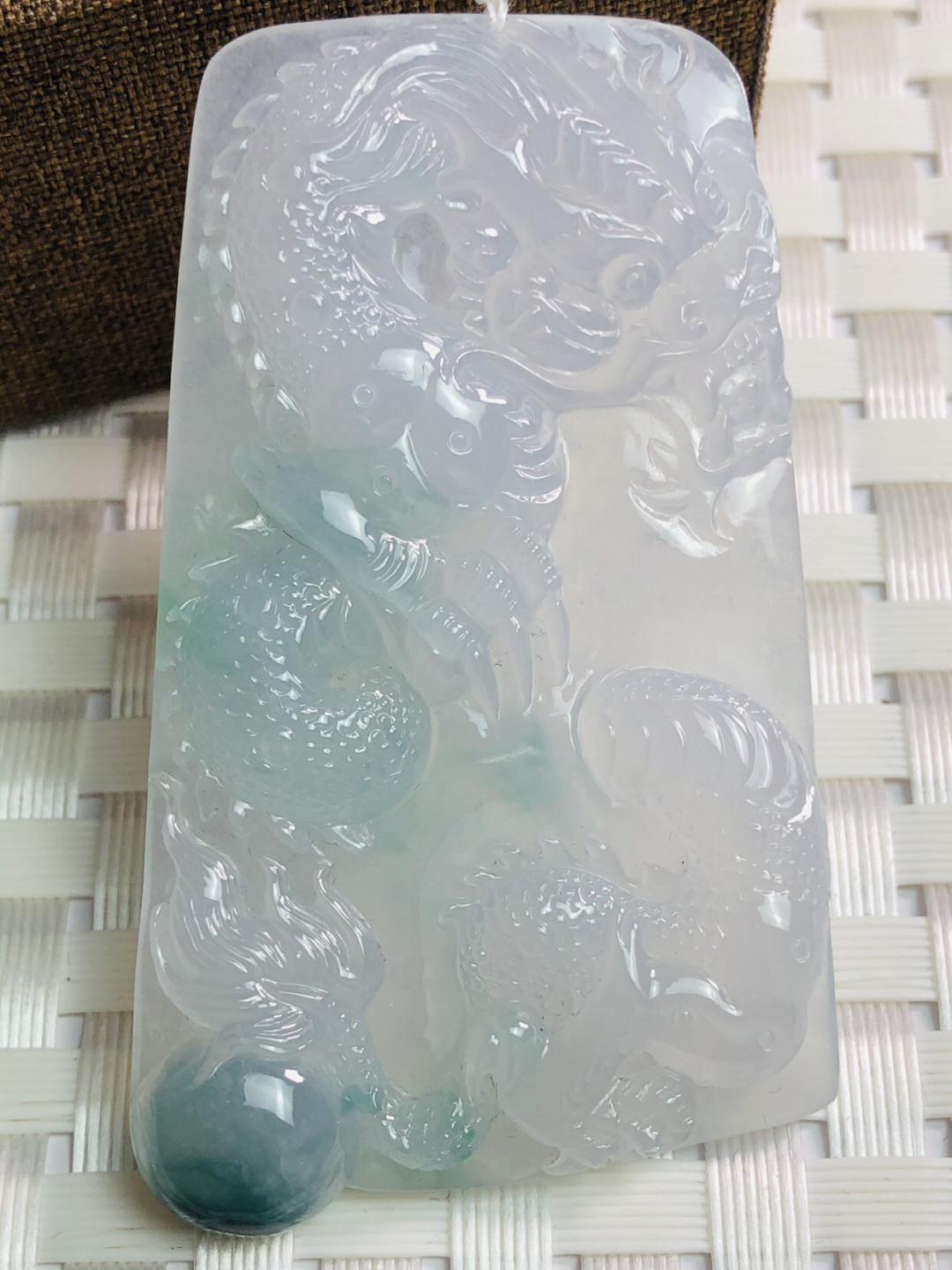 精品评级币，精品翡翠 天然翡翠冰种龙牌吊坠精品万年保真