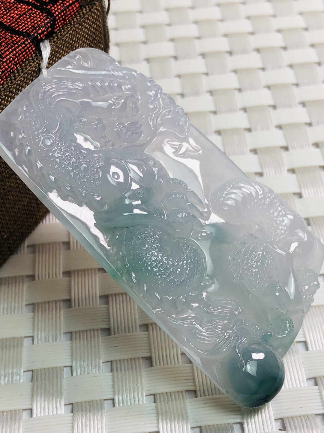 精品评级币，精品翡翠 天然翡翠冰种龙牌吊坠精品万年保真