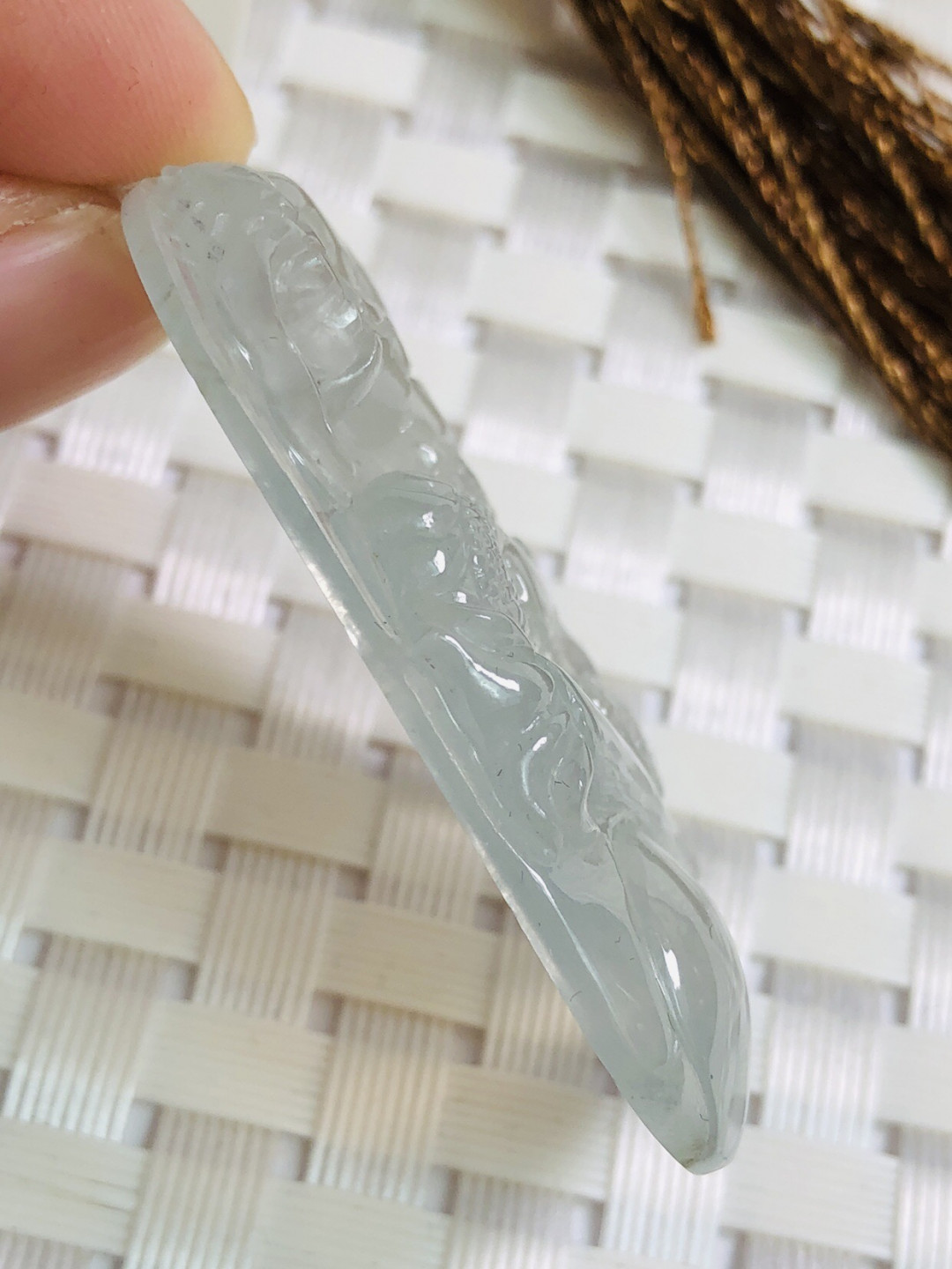 精品评级币，精品翡翠 天然翡翠冰种龙牌吊坠带证书