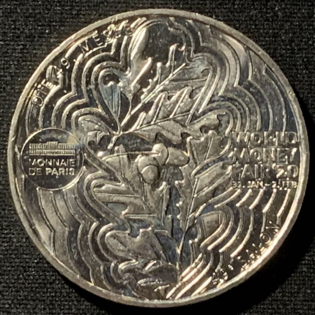 紫瑗钱币——第158期拍卖 法国 2020年 柏林国际钱币展纪念章 疫情较少