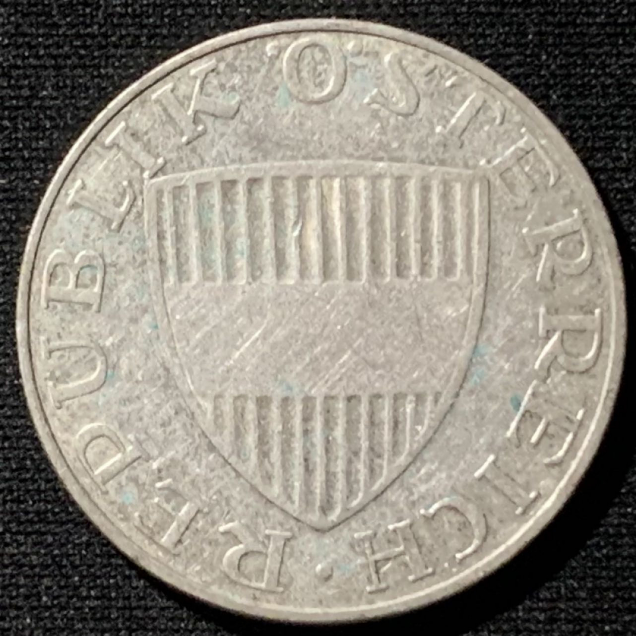 紫瑗钱币——第158期拍卖 奥地利 1966年 女神 10先令 7.5克 0.64银