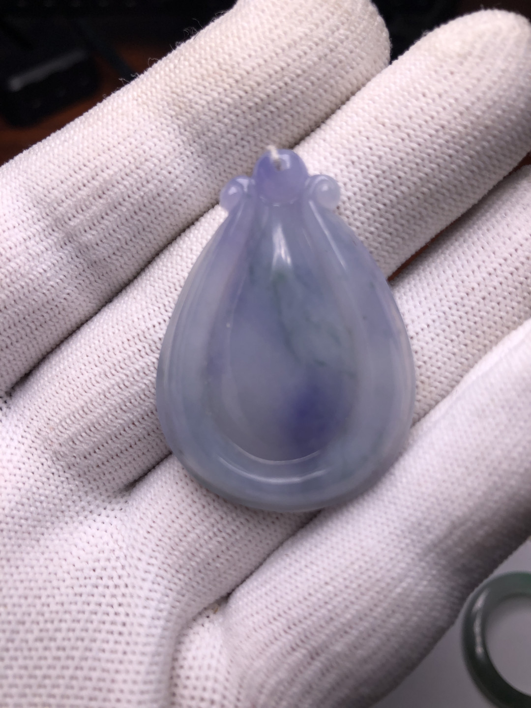 精品评级币，精品翡翠 天然翡翠紫罗兰吊坠万年保证性价比极高