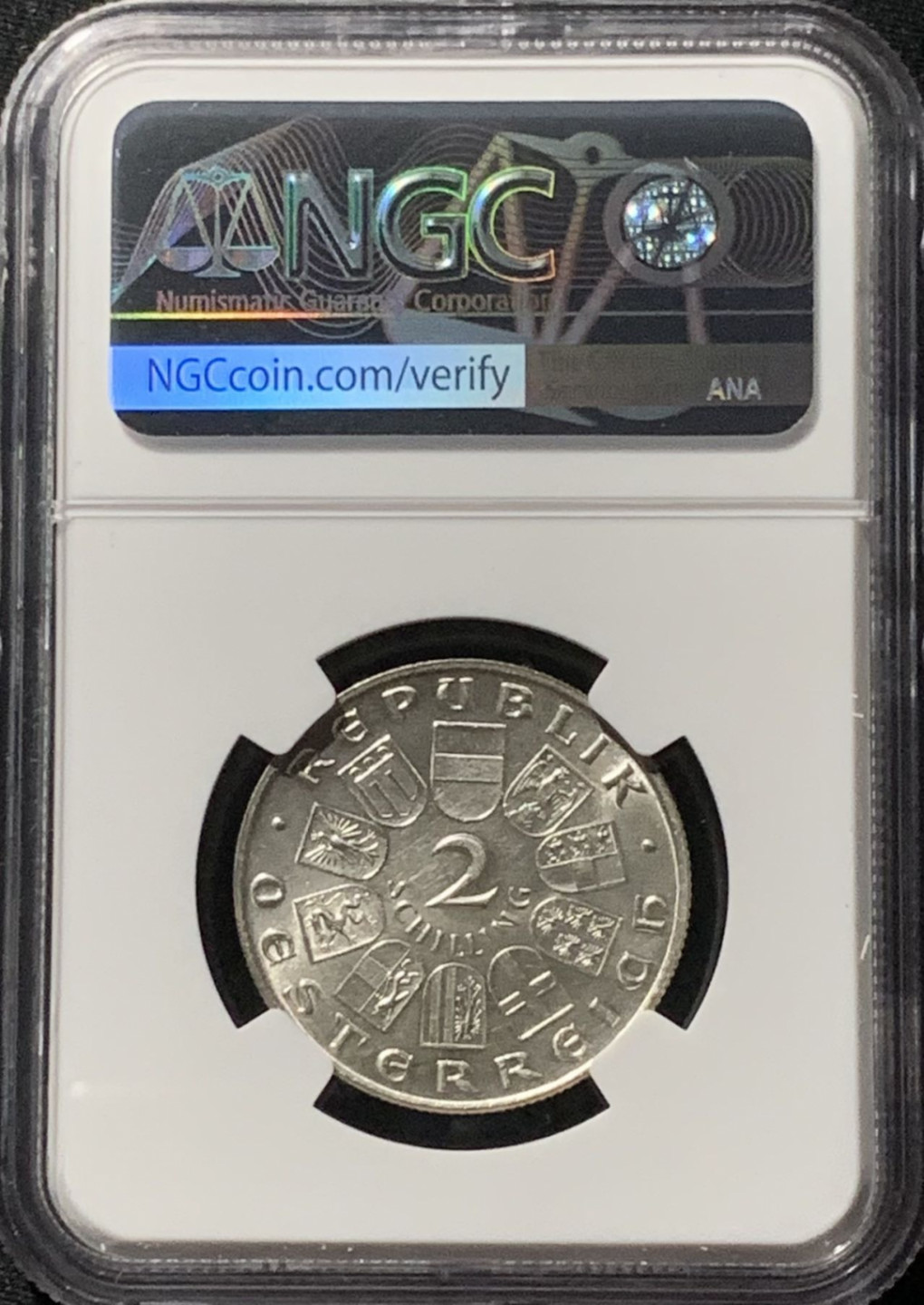 紫瑗钱币——第159期拍卖 奥地利 1933年伊格纳兹·塞佩尔 2先令 银币 NGC UNC Detail