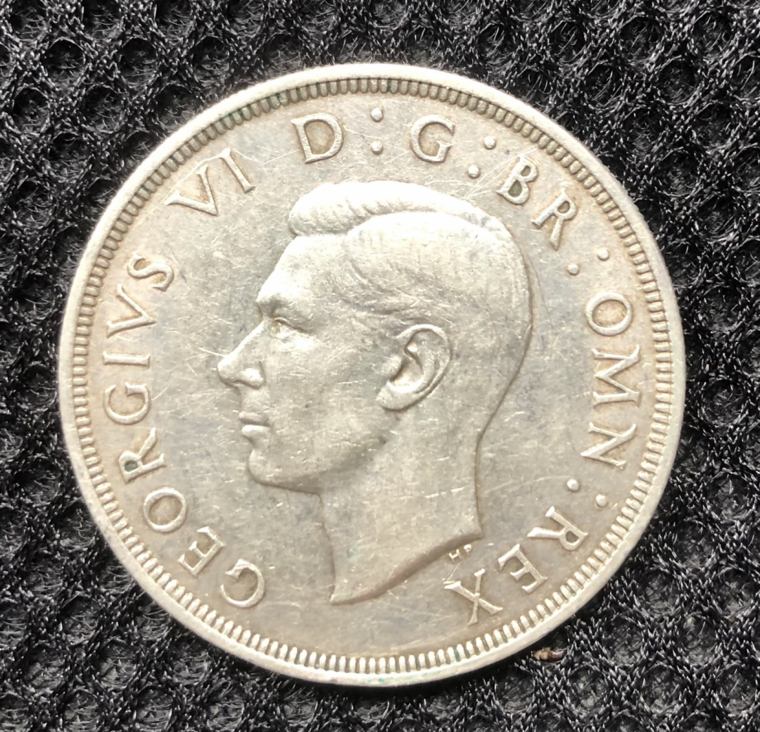 【保诚微拍】第4拍 世界钱币拍卖，88拍！ 英国 乔治六世  1937年 银婚 25周年纪念 克朗  银币（28克 0.5银）