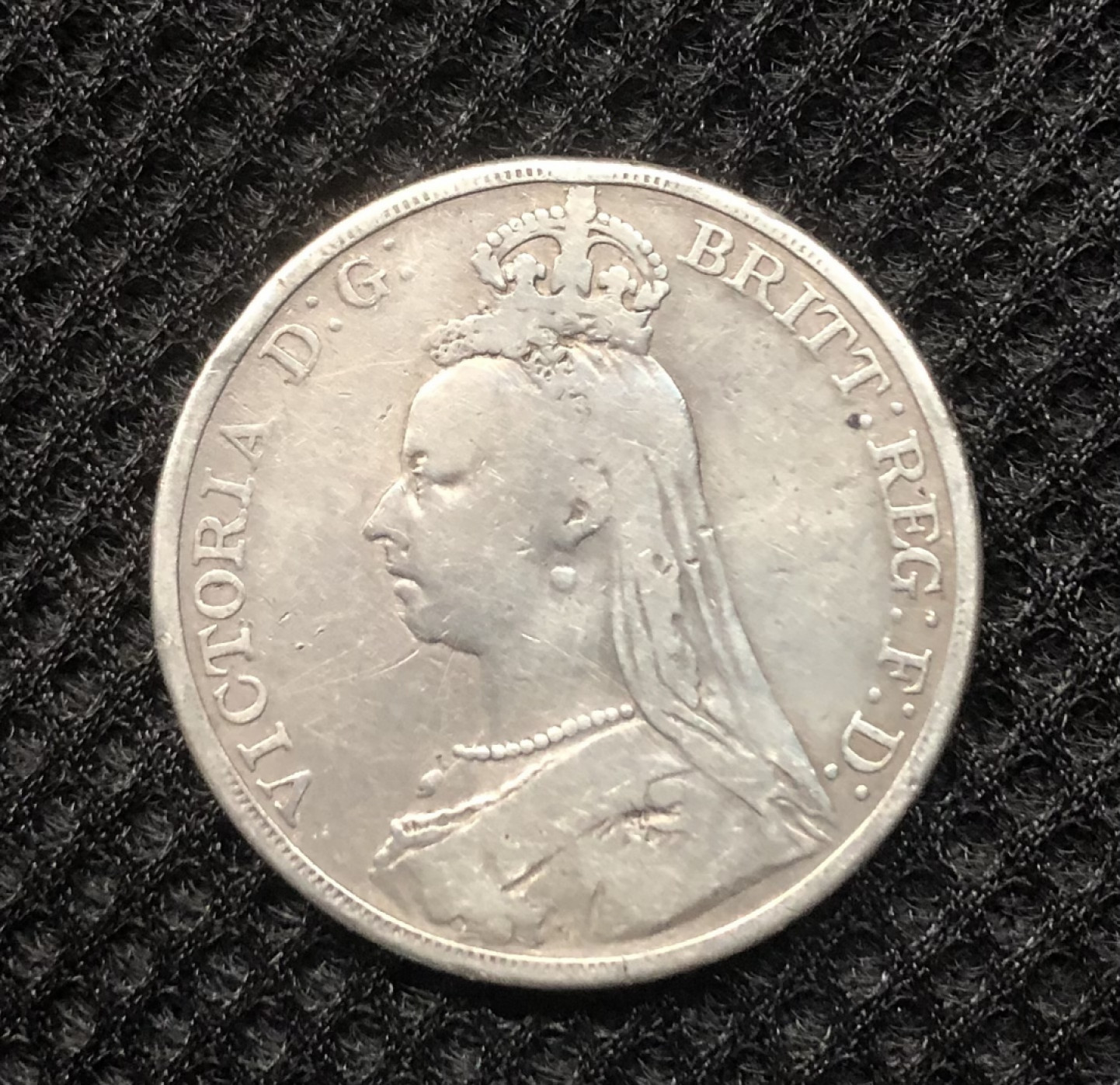 【保诚微拍】第4拍 世界钱币拍卖，88拍！ 英国 维多利亚女王 1890年 克朗 马剑 大银币-4