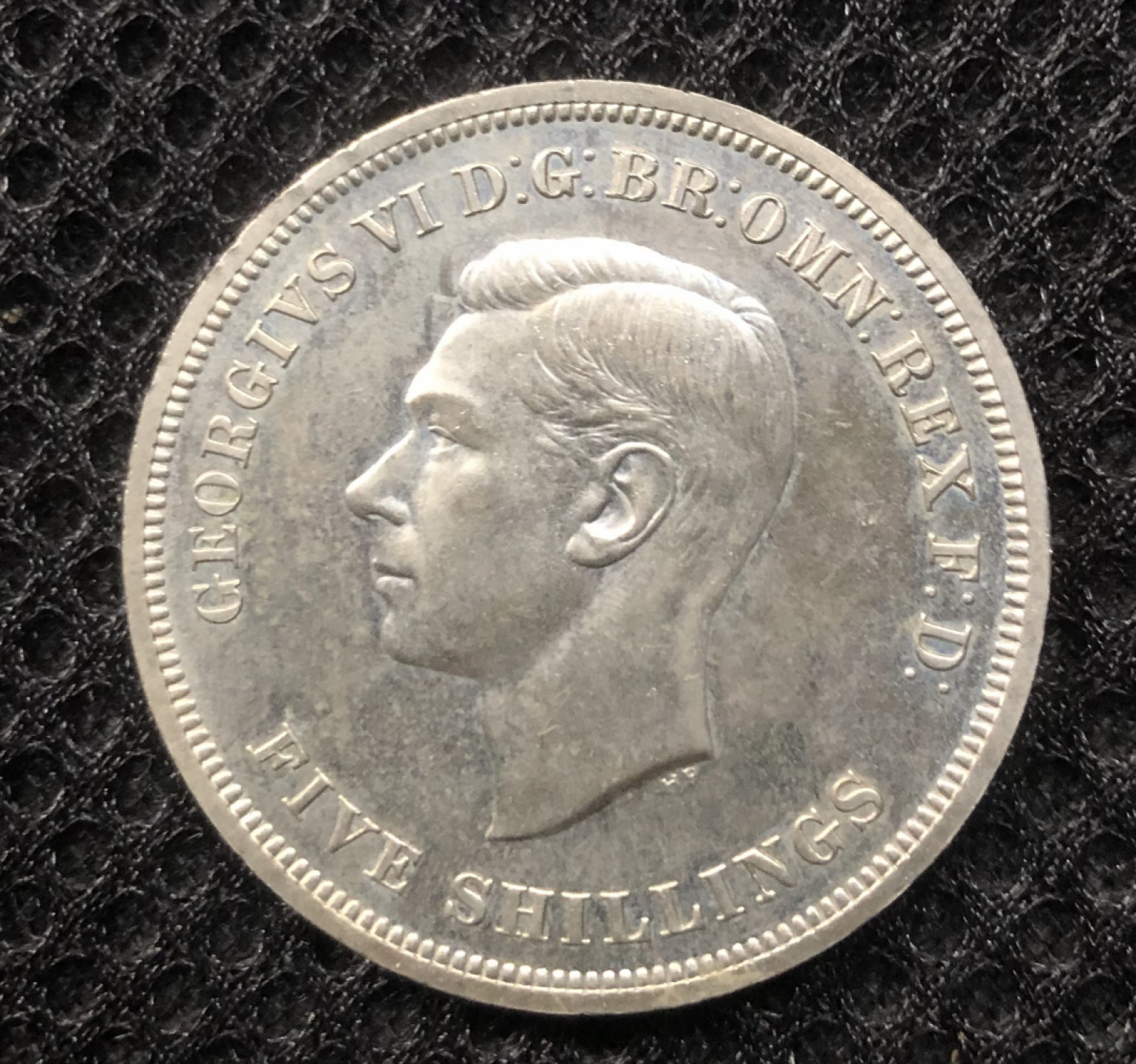 【保诚微拍】第4拍 世界钱币拍卖，88拍！ 【最后的马剑】英国 乔治六世 1951年 克朗 马剑 大镍币（绿盒 BU品）