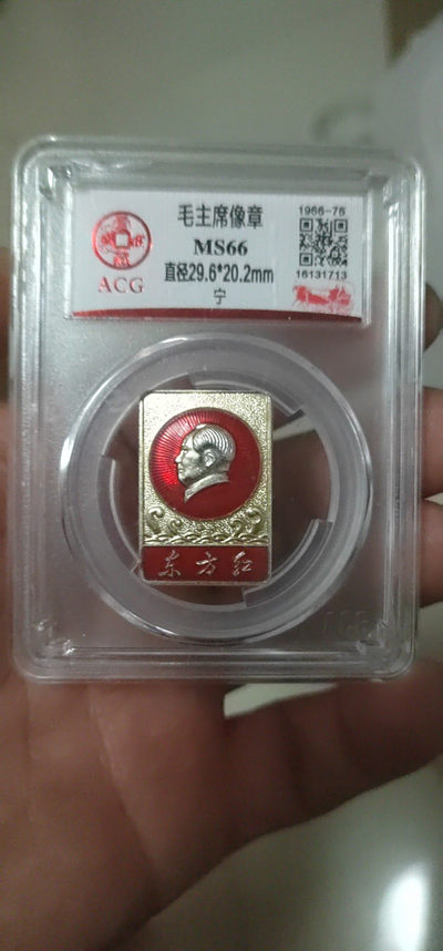 代老铁拍像章专场 - 爱藏评级毛主席像章—宁