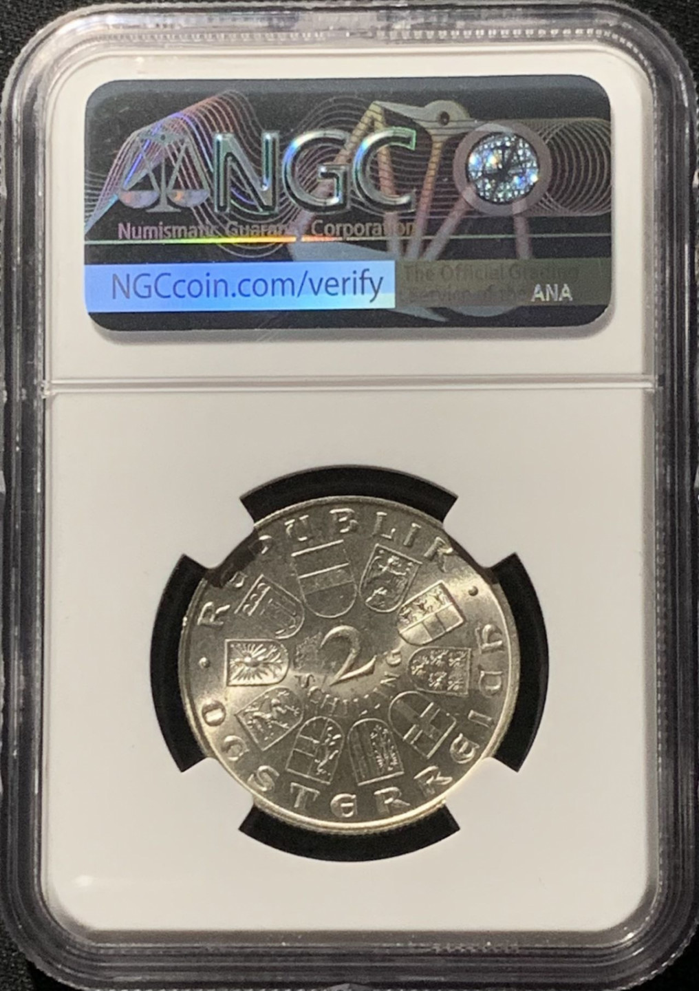 紫瑗钱币——第159期拍卖 奥地利 1932年 约瑟夫·海顿 2先令 银币 NGC MS62