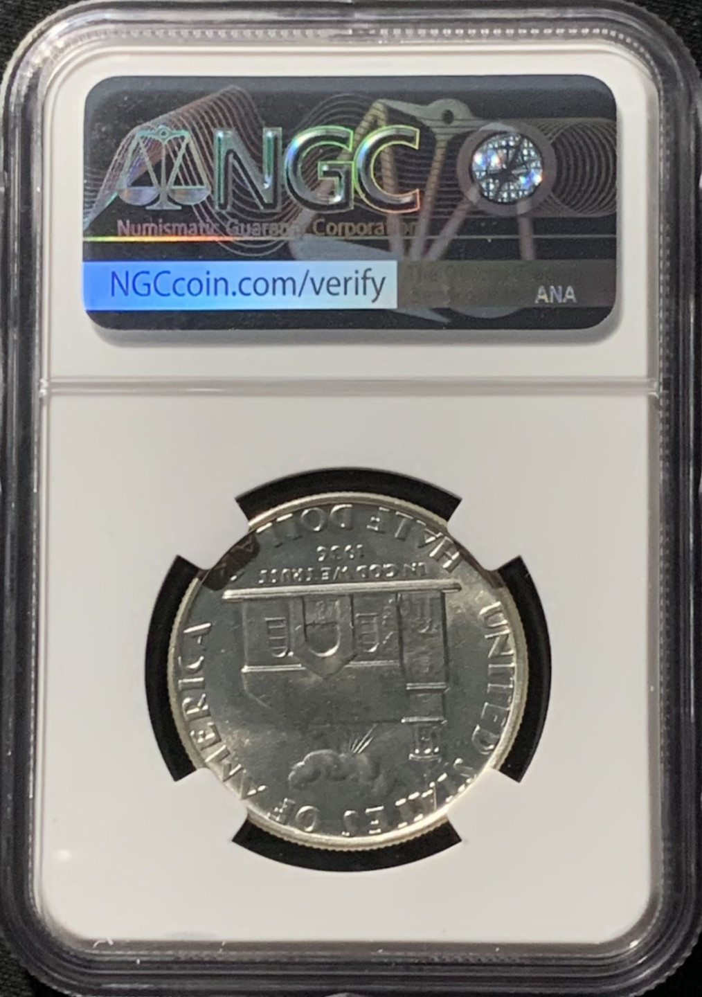 紫瑗钱币——第159期拍卖 美国 1936年 特拉华州 半美元 50分 银币 NGC AU Detail