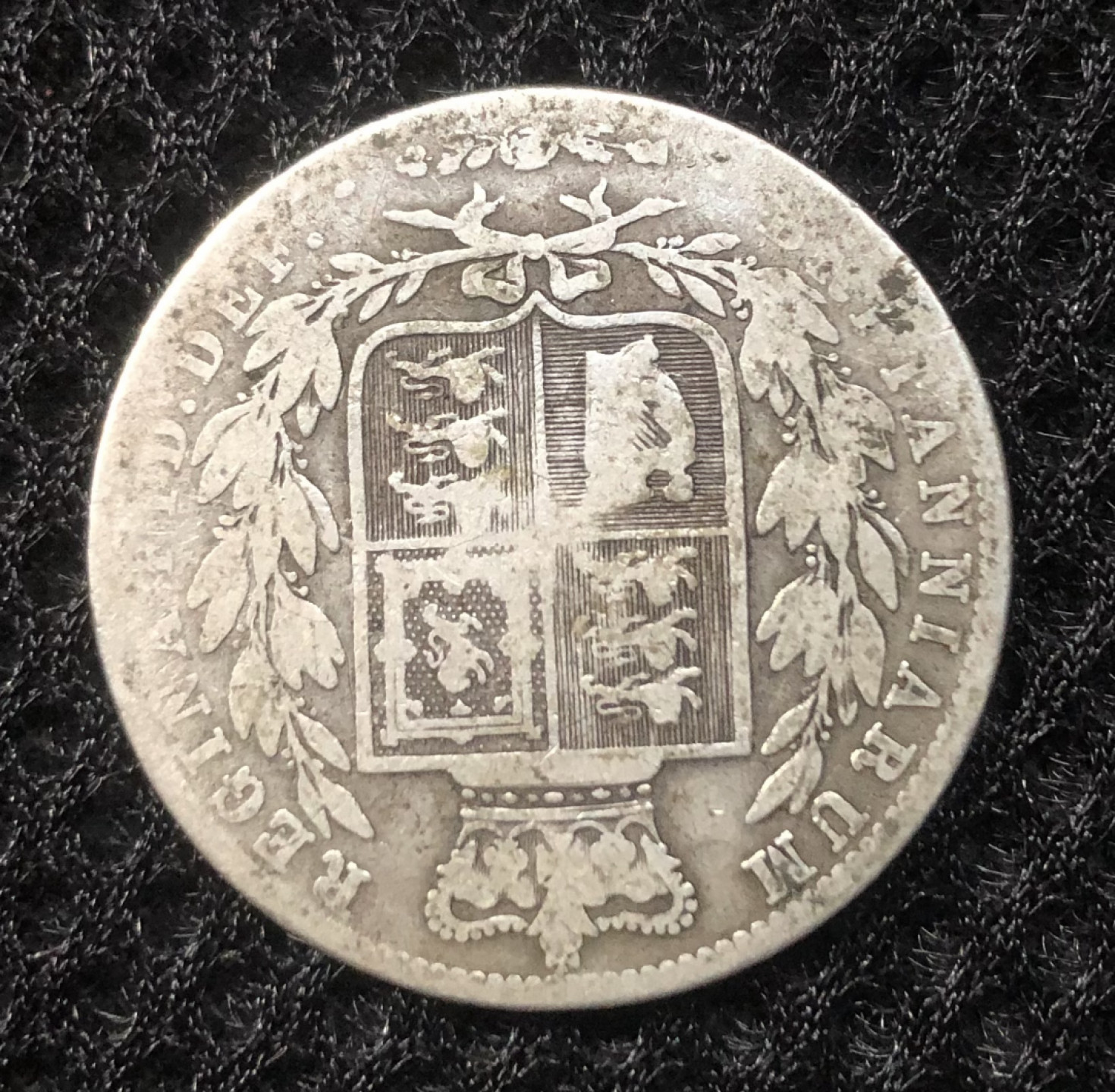 【保诚微拍】第4拍 世界钱币拍卖，88拍！ 英国 维多利亚 1875年 半克朗 银币 （14克 0.925银）