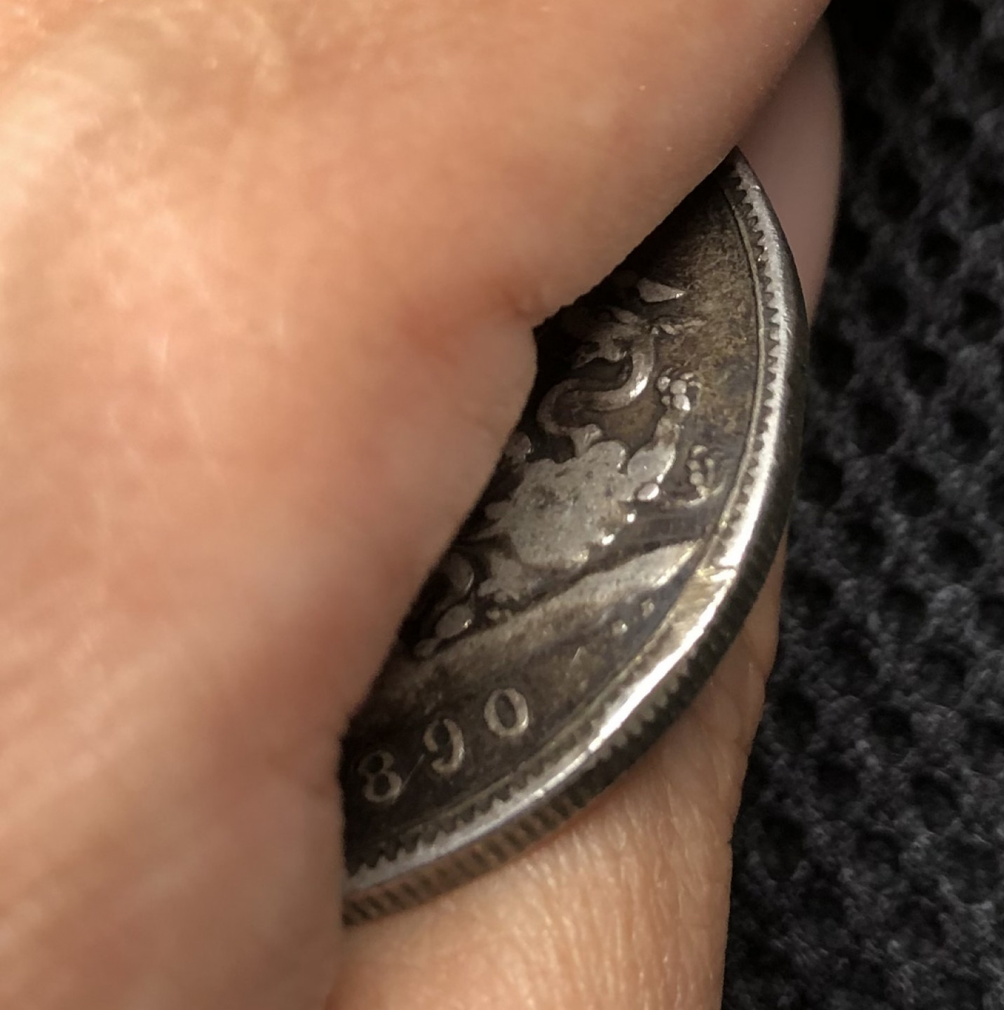 【保诚微拍】第4拍 世界钱币拍卖，88拍！ 英国 维多利亚女王 1889年 克朗 马剑 大银币-1