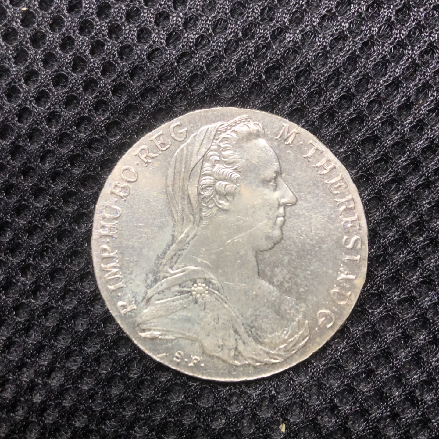 【保诚微拍】第4拍 世界钱币拍卖，88拍！  奥匈帝国 1780年 大奶妈 特蕾西亚 1泰勒 后铸版 银币 好品（28.7克 0.833银）