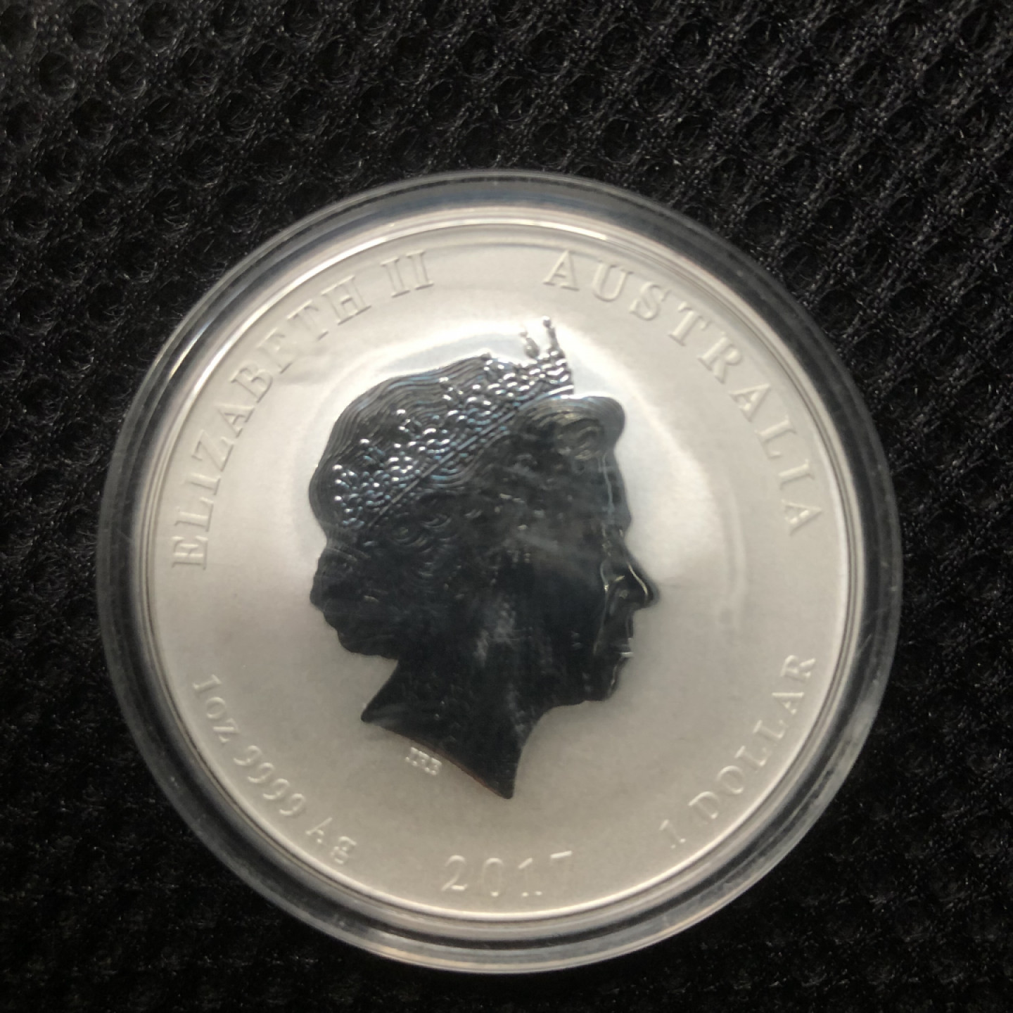 【保诚微拍】第4拍 世界钱币拍卖，88拍！ 【投资银币】 澳大利亚   2017年 生肖 纪念 雄狮版 1盎司 银币（31.1克 0.999银）