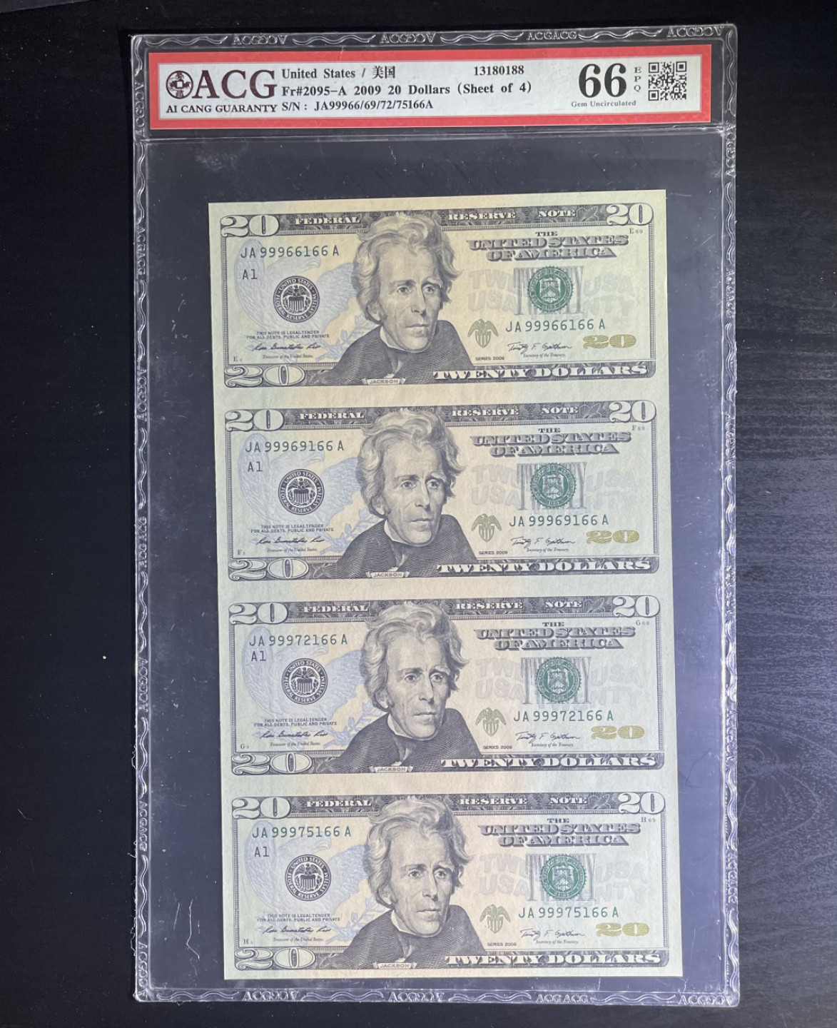 【丑猫1226】今晚7点整，全自动快拍。 80美元连体钞99966166(最后几张)