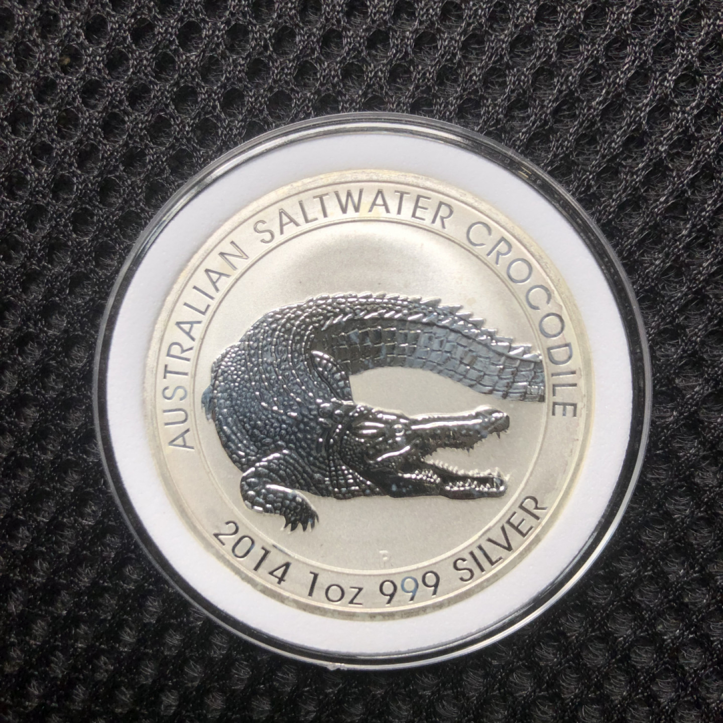【保诚微拍】第4拍 世界钱币拍卖，88拍！ 【投资银币】 澳大利亚    2015年 湾鳄  银币（31.1克 0.999银）
