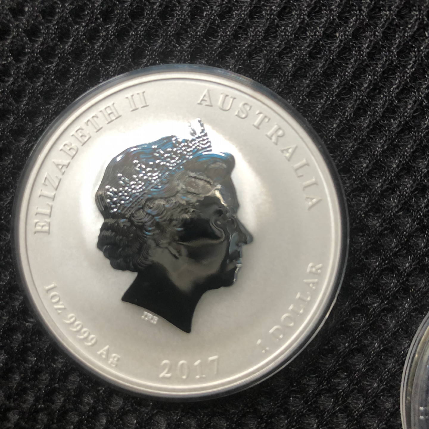 【保诚微拍】第4拍 世界钱币拍卖，88拍！ 【投资银币】 澳大利亚   2017年 生肖 纪念 雄狮版 1盎司 银币（31.1克 0.999银）