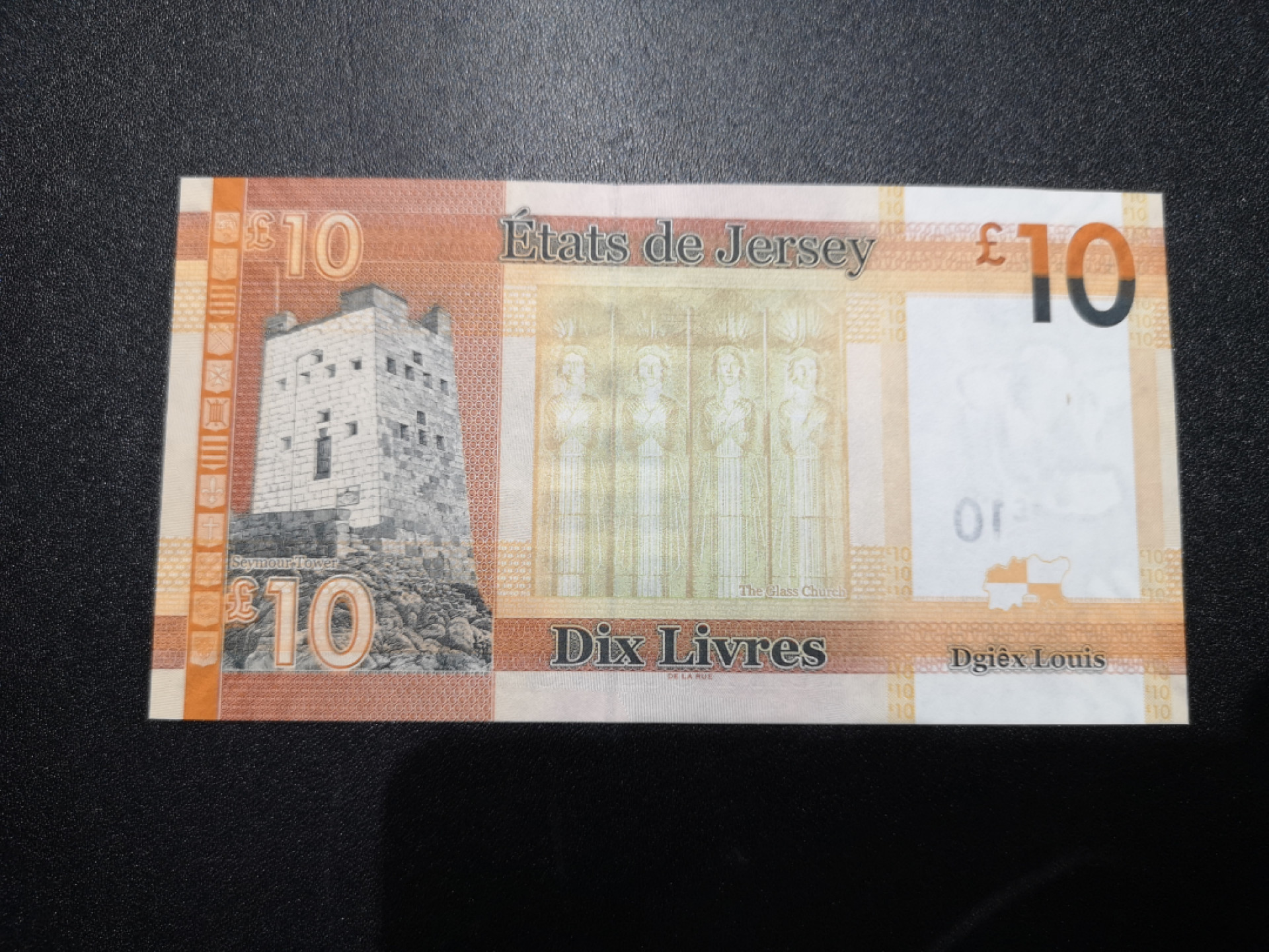 《外钞收藏家》第一百五十七期拍卖（本期62件）（连拍场） 泽西女王10镑 871号 全新UNC