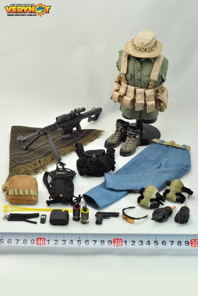 零元拍：Veryhot 1/6 ： PMC SNIPER/PMC狙击手 （1015#）拍品不包含头雕和素体