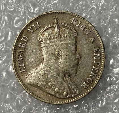 【保诚微拍】第4拍 世界钱币拍卖，88拍！ 香港 爱德华七世的1904年 1毫 银币