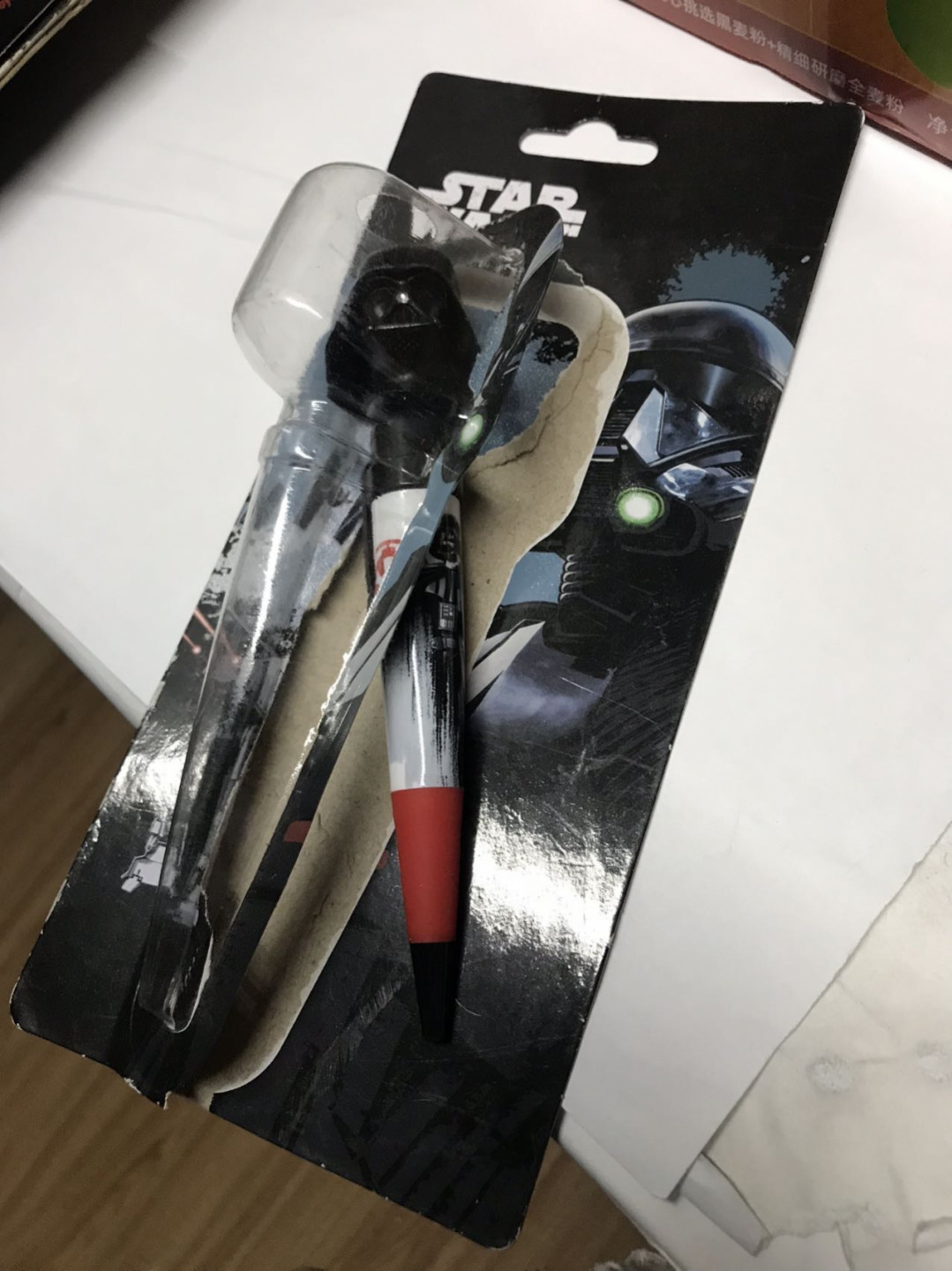 零元拍：迪斯尼正版星球大战达斯维达可发声个性圆珠笔