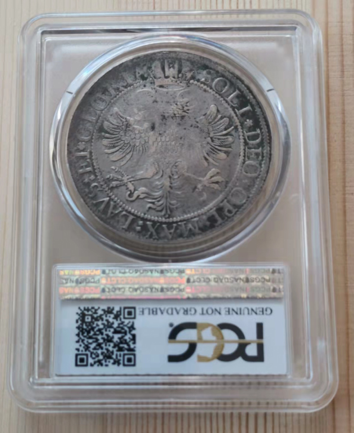 第22期拍卖会 瑞士圣伽尔1622年熊泰勒大银币