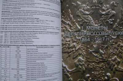 世界钱币章牌书籍专场拍卖11.01 《芬兰硬币目录1864-2001》（2018）