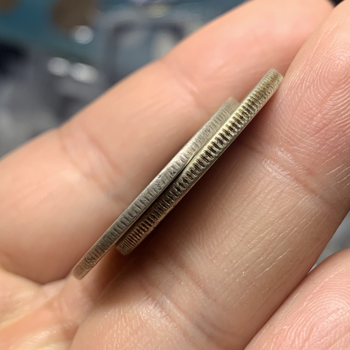 《竞宝斋》钱币微拍-第24场-本周日，周一2场连拍（全场顺丰包邮） 美国 早期半元银币一对 （1912年半美元+1937年行走半美元）