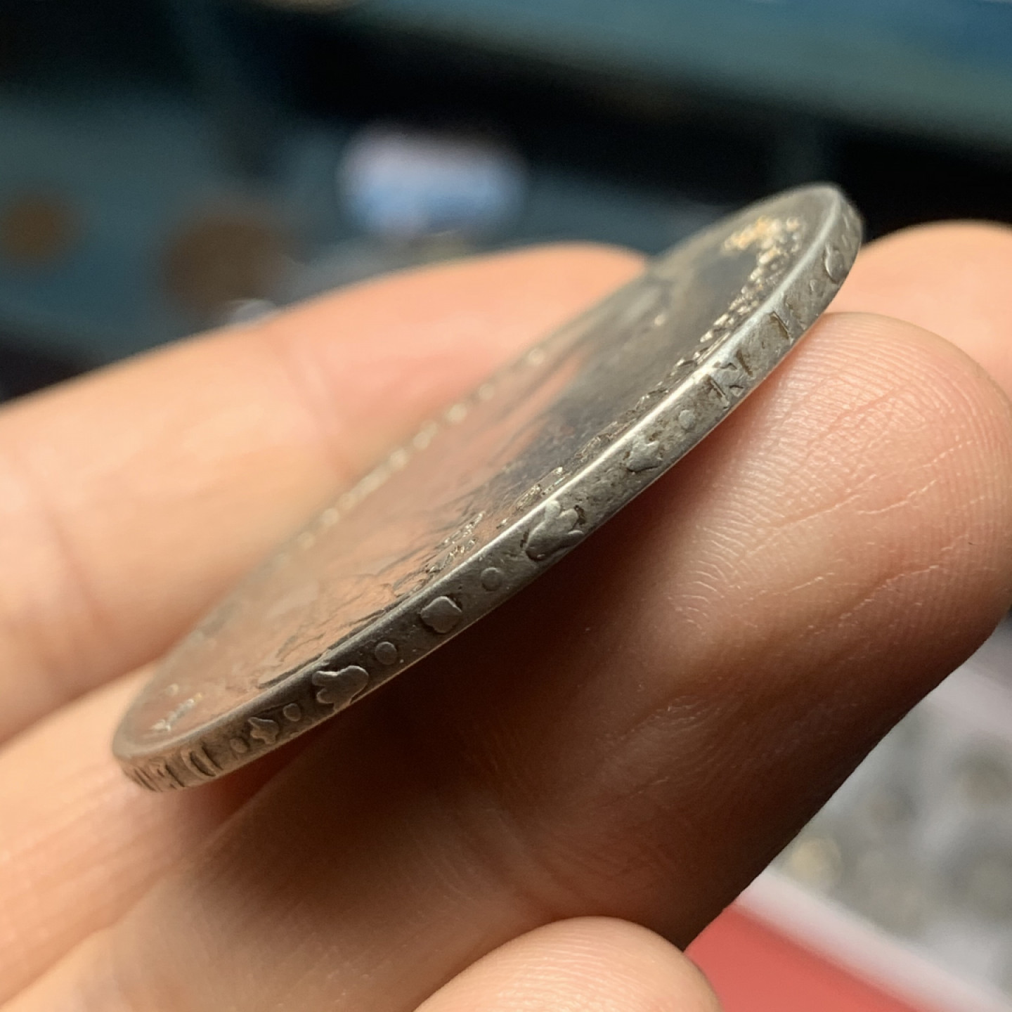 《竞宝斋》钱币微拍-第24场-本周日，周一2场连拍（全场顺丰包邮） 德国巴伐利亚1775年圣母抱婴泰勒 A版，品相不错