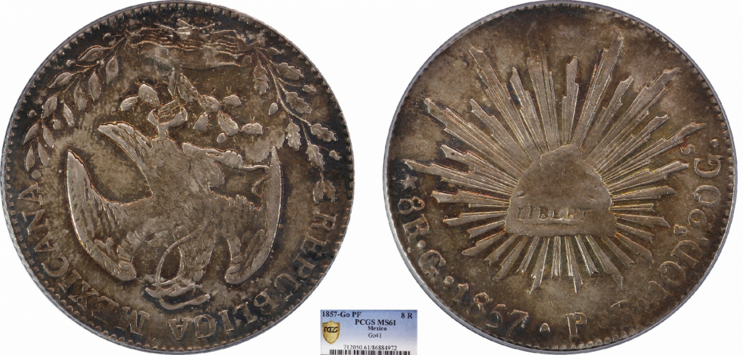 金诺国拍2022年1月钱币拍卖会 1897鹰洋PCGS MS61