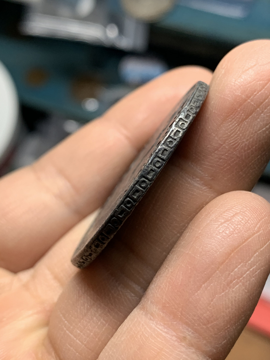 《竞宝斋》钱币微拍-第25场-本周日，周一2场连拍（全场顺丰包邮） 西属 墨西哥 1793年 卡洛斯四世 8R 双柱 大银币