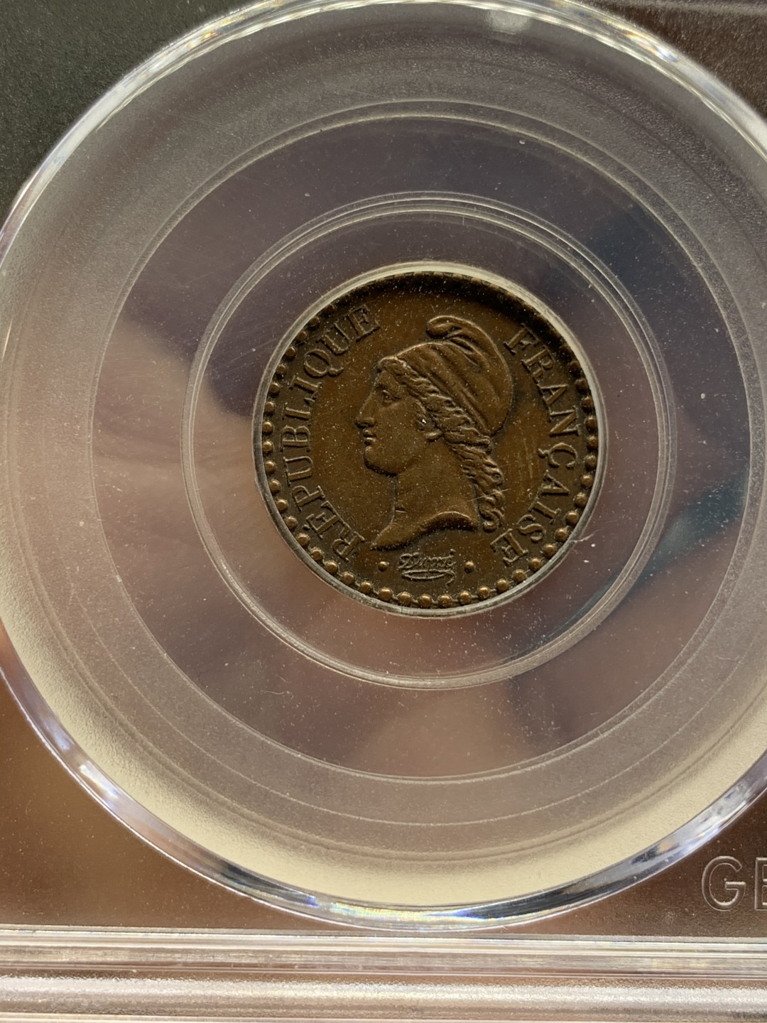 《竞宝斋》钱币微拍-第25场-本周日，周一2场连拍（全场顺丰包邮） 铜币 一组 3枚 （葡萄牙里斯本1720 10瑞斯大铜币+法国1848年1分铜币+卢森堡 1870 5分铜币）