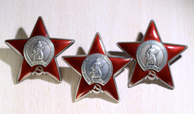 大猫徽章拍卖第178期 - 红星勋章3⃣️ 全品极美一组三枚