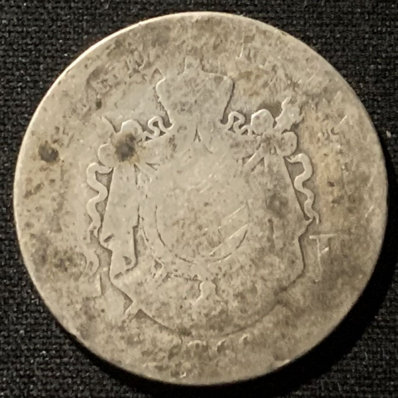 紫瑗钱币——第163期 法国 1866年 拿破仑三世 2法郎 10克 0.835银