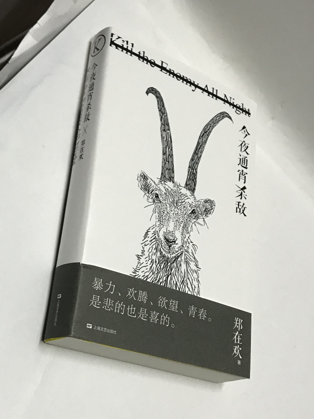 零元拍：郑在欢亲笔签名著书《今夜通宵杀敌》