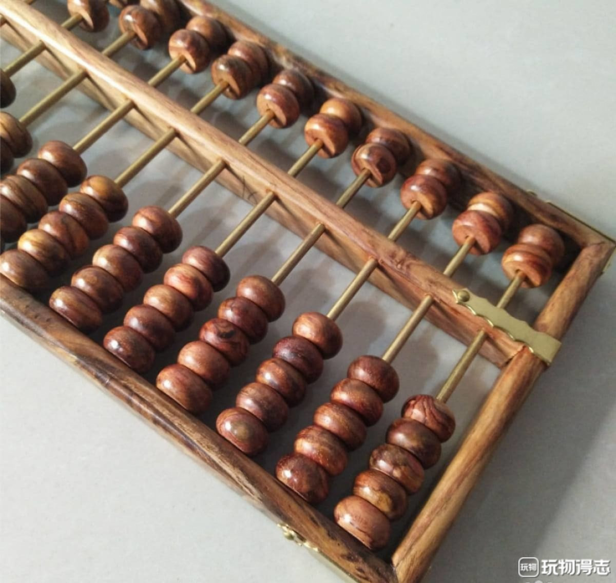 保真海南黄花梨十三档算盘