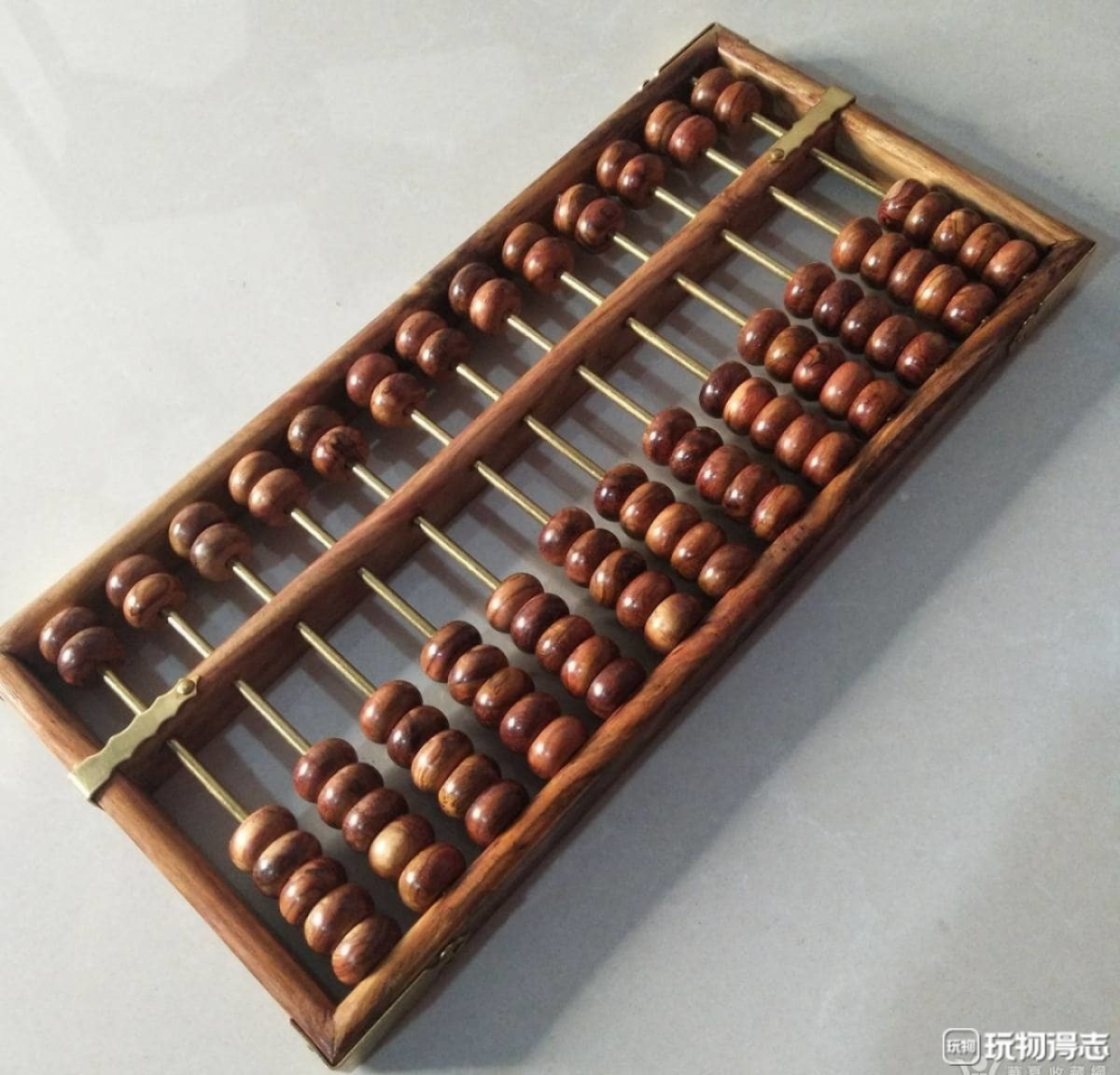 保真海南黄花梨十三档算盘