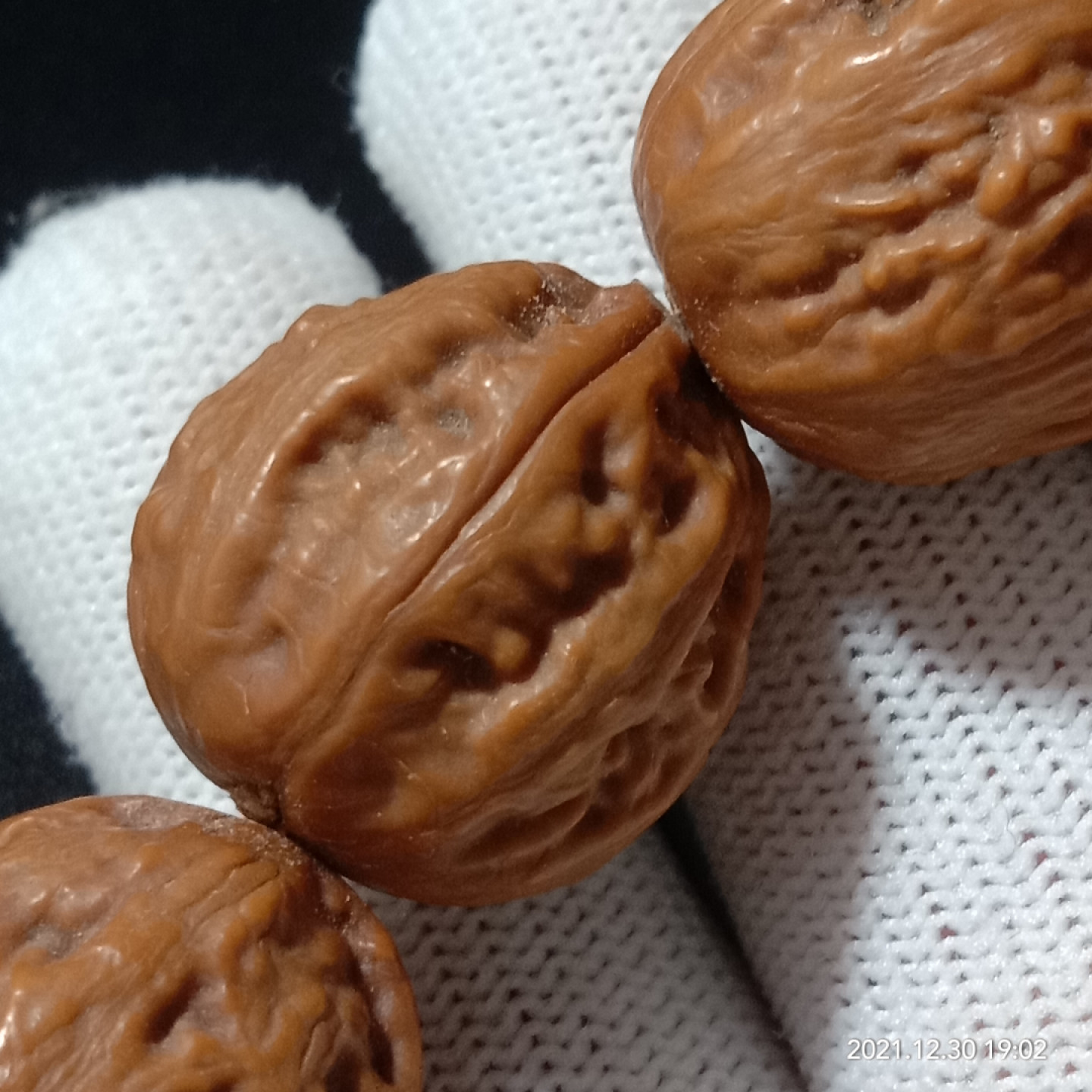 纯野生核桃手串