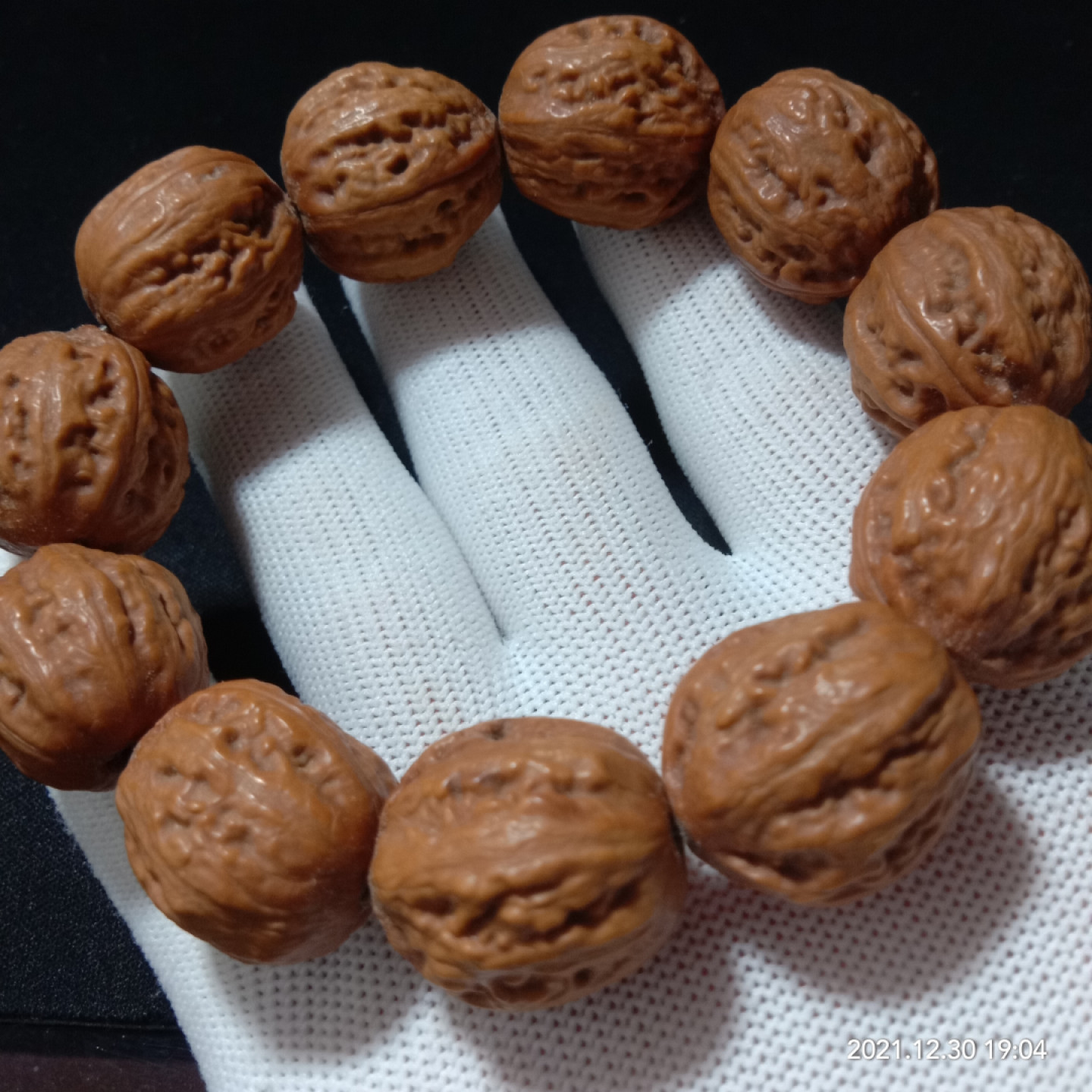 纯野生核桃手串