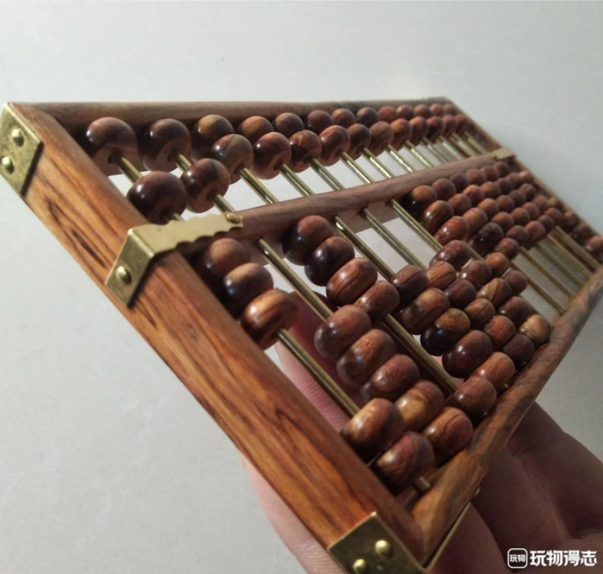 保真海南黄花梨十三档算盘