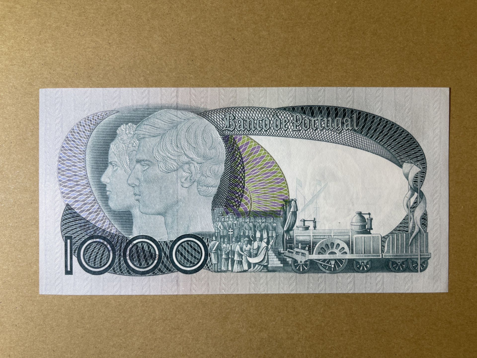 《张总收藏》46期——新评靓钞(拍品持续增加中) 葡萄牙1000埃斯库多 UNC 1980年 P-175