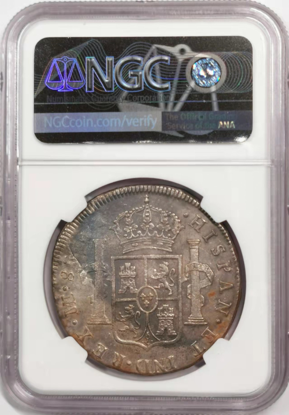 凡希社世界钱币微拍第一百八十四期 1782秘鲁卡三双柱大银NGC-XFD