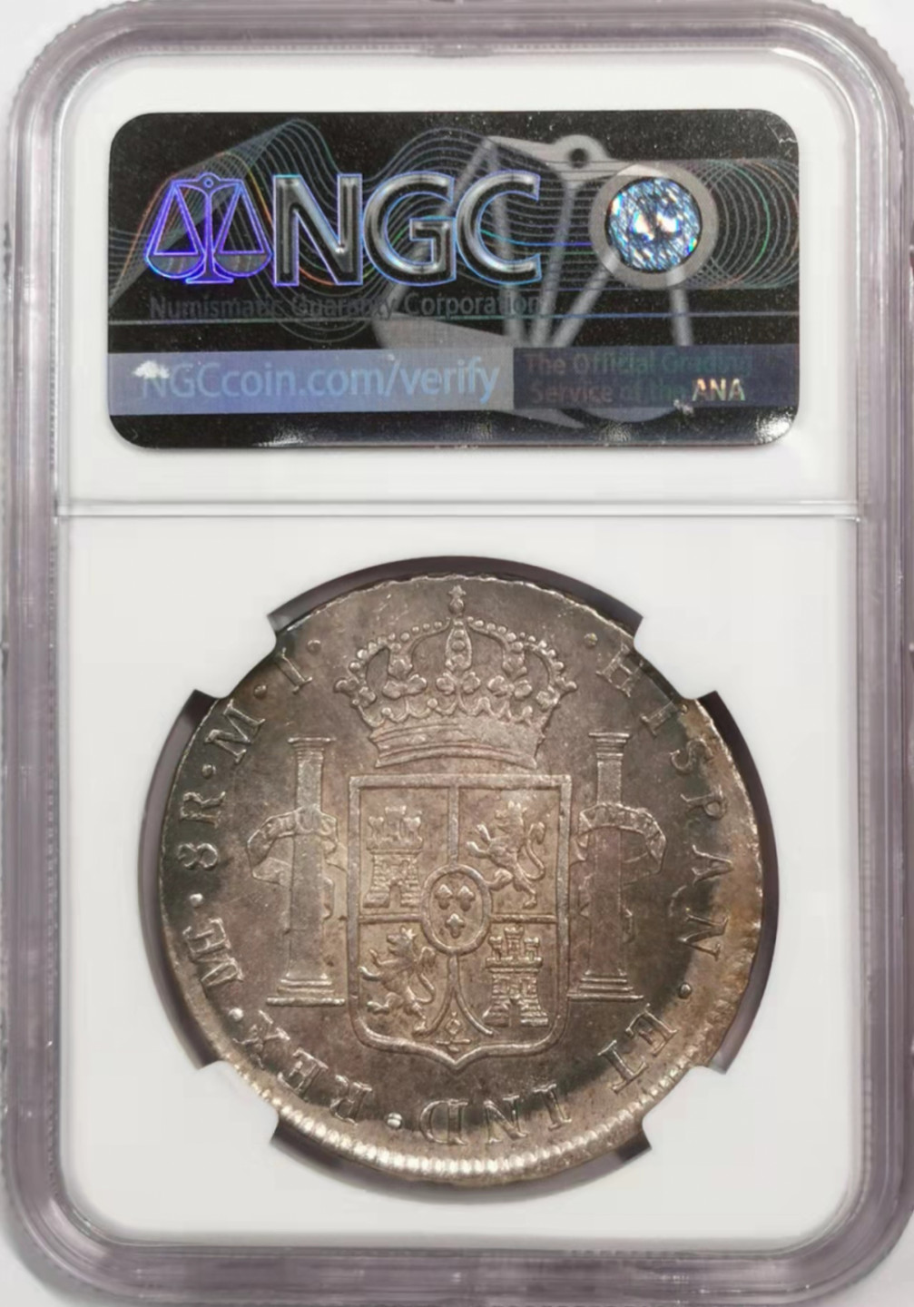 凡希社世界钱币微拍第一百八十四期 1786秘鲁卡三双柱NGC-AUD